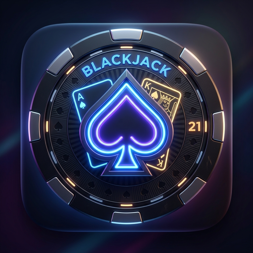 Blackjack 3D Logo